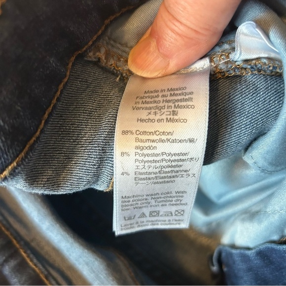 Madewell Tall 9" High Rise Skinny Jeans Button Fly. Size 28T. - Picture 9 of 13